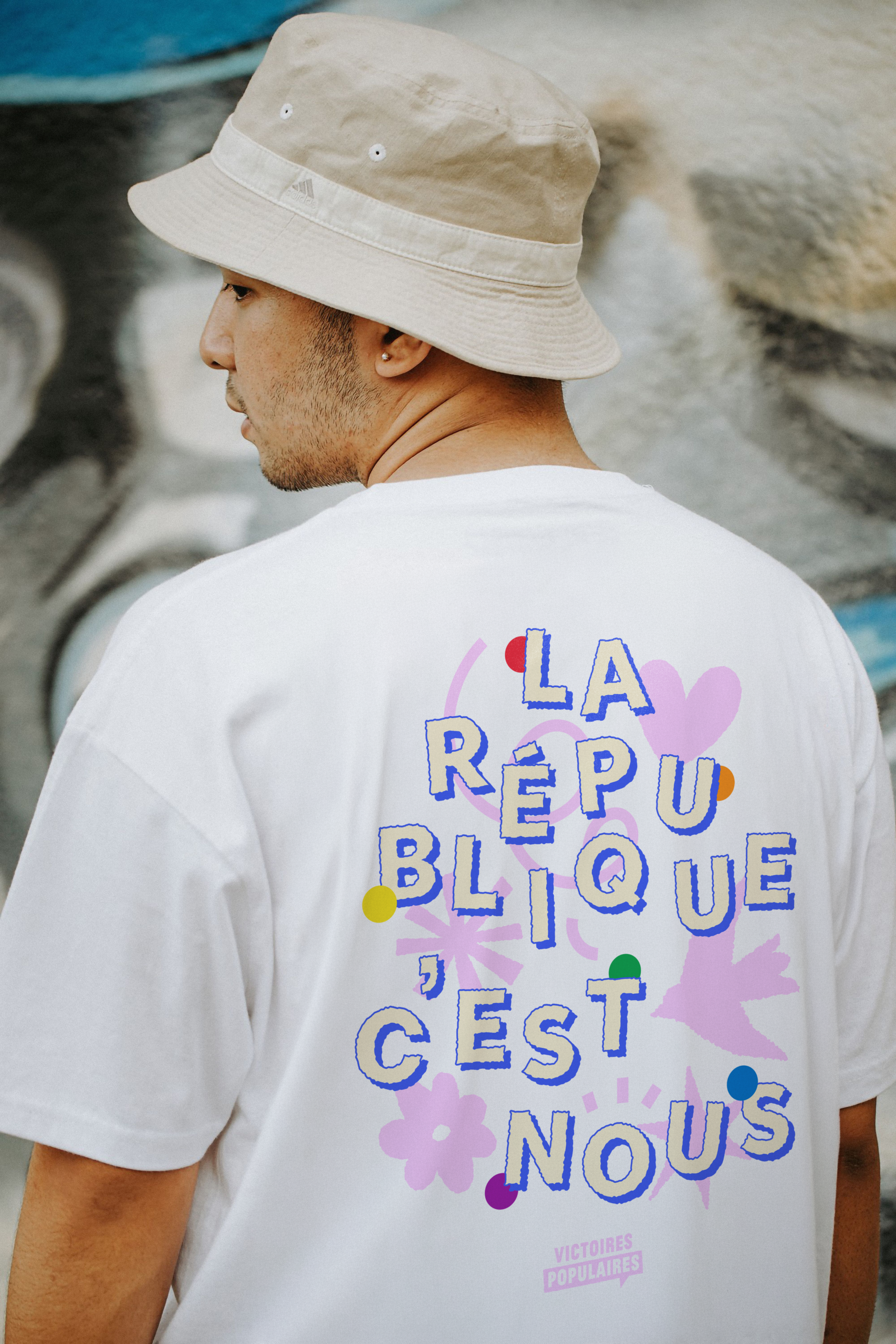 t-shirt la republique c est nous gauche militant